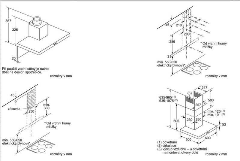 Odsavač par Bosch DWB66DM50
