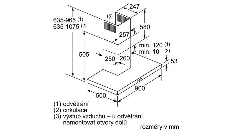 Odsavač par Bosch DWB96DM50 nerez