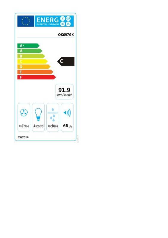 Odsavač par Mora Premium OK 697 GX černý nerez