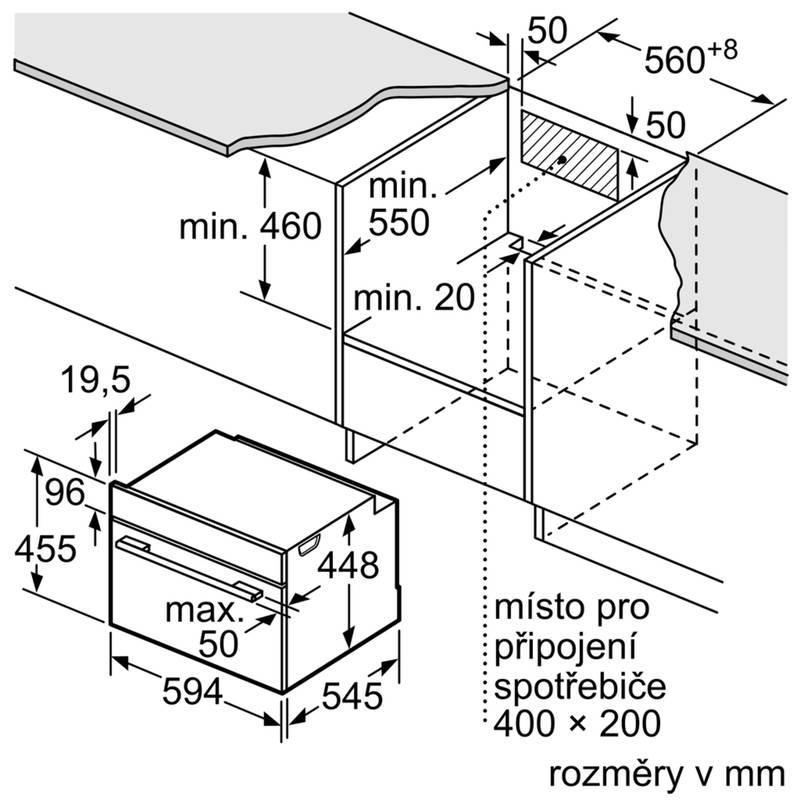 Parní trouba Siemens CO565AGS0 černá nerez