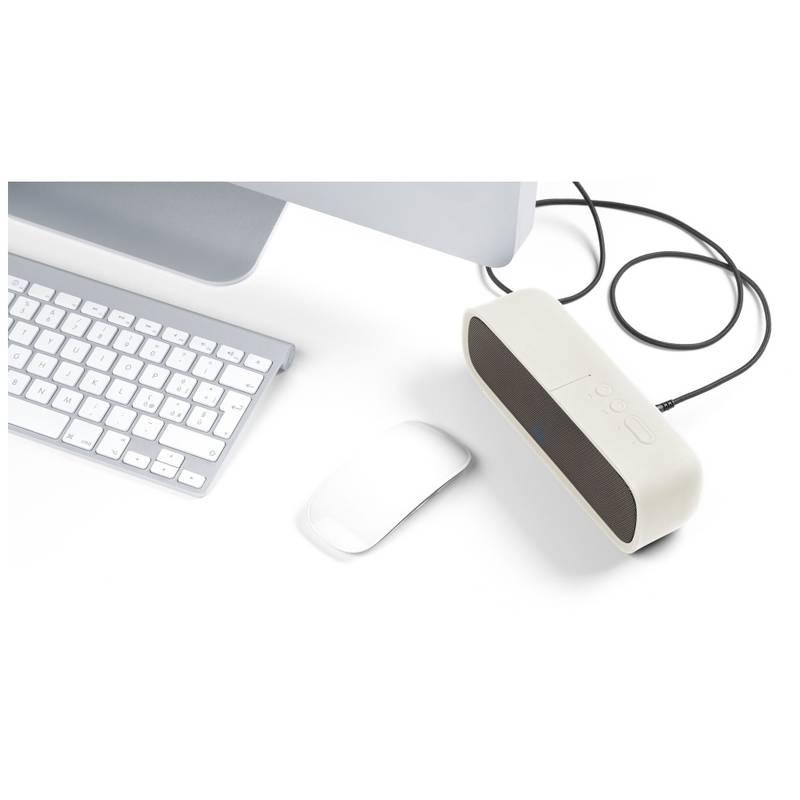 Přenosný reproduktor CellularLine Sparkle bílý modrý