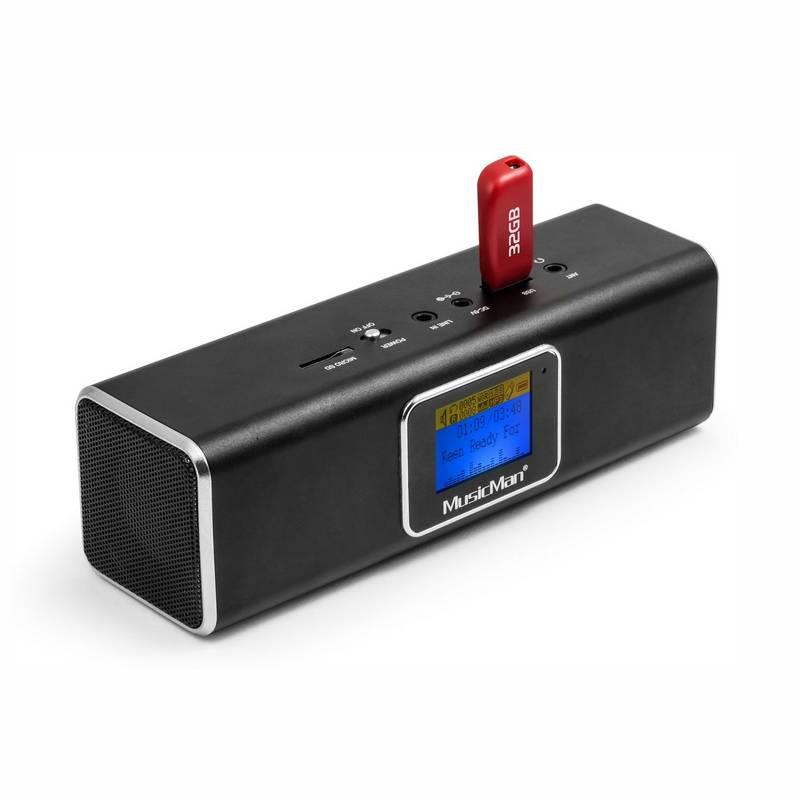 Radiopřijímač s DAB Technaxx BT-X29 a reproduktor MusicMan černý, Radiopřijímač, s, DAB, Technaxx, BT-X29, a, reproduktor, MusicMan, černý