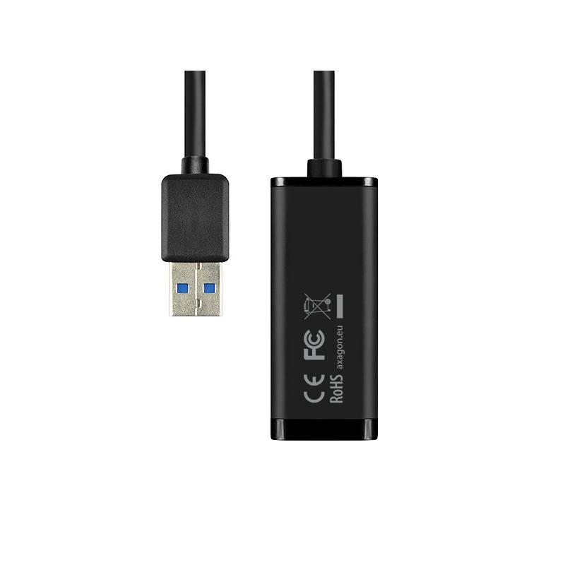 Redukce Axagon USB 3.0 RJ45 černá, Redukce, Axagon, USB, 3.0, RJ45, černá