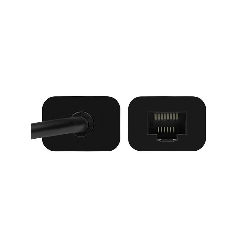 Redukce Axagon USB-C RJ45 černá, Redukce, Axagon, USB-C, RJ45, černá