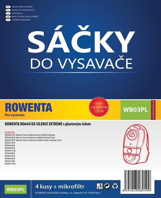 Sáčky do vysavače Koma WB03PL