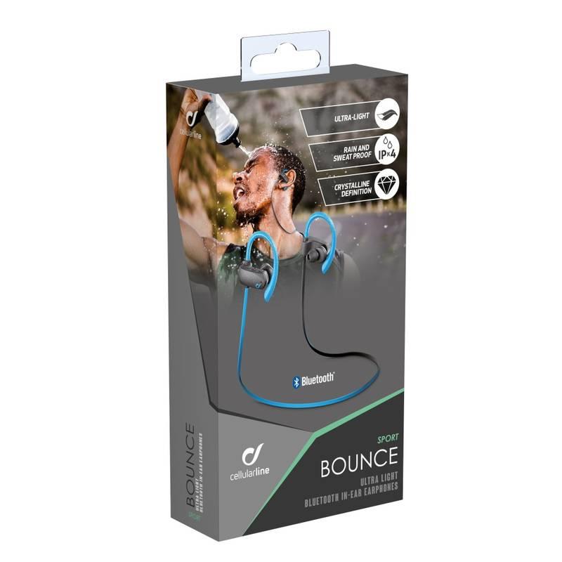 Sluchátka CellularLine Sport Bounce modrá
