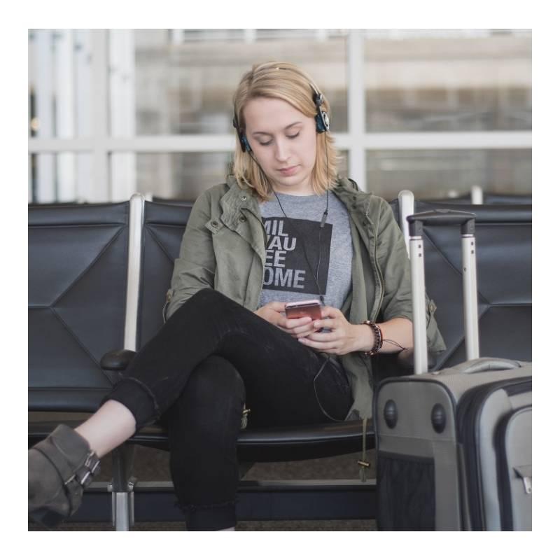 Sluchátka Koss Porta Pro Microphone černá