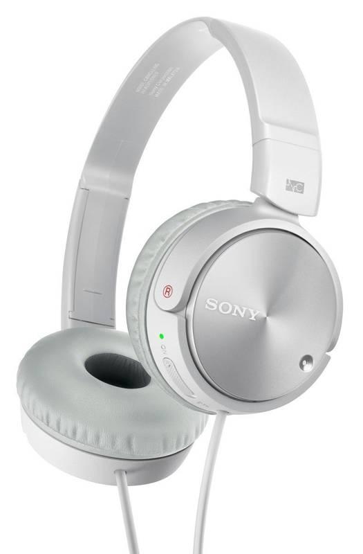 Sluchátka Sony MDR-ZX110NA bílá, Sluchátka, Sony, MDR-ZX110NA, bílá