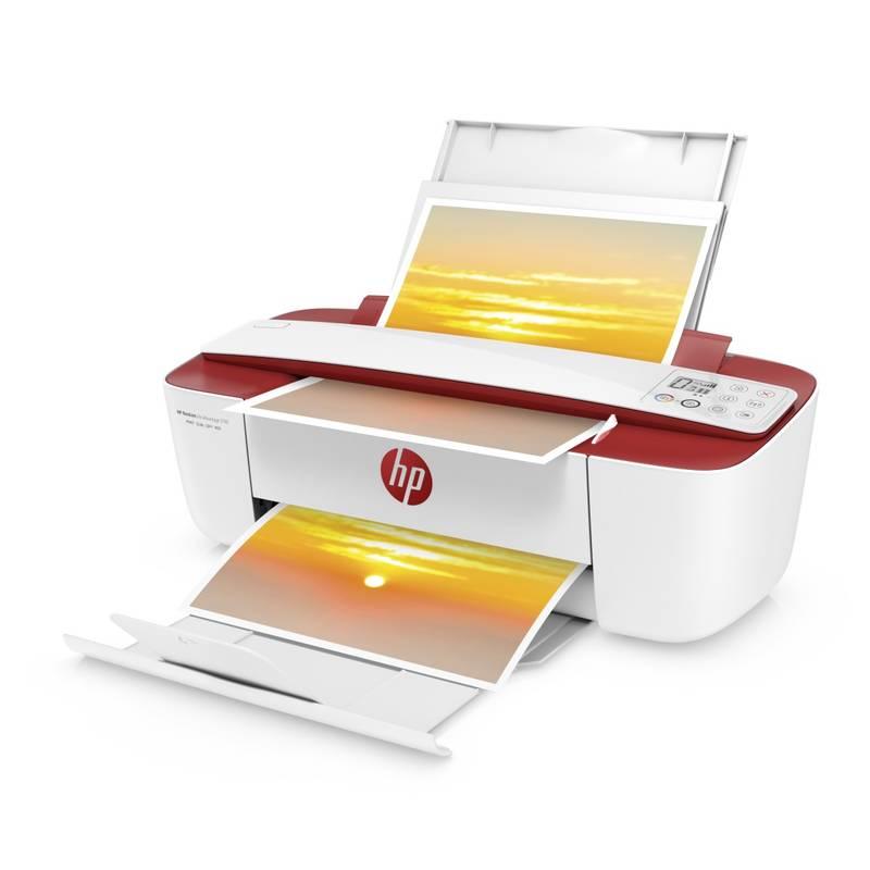 Tiskárna multifunkční HP DeskJet Ink Advantage 3788 bílá barva červená barva