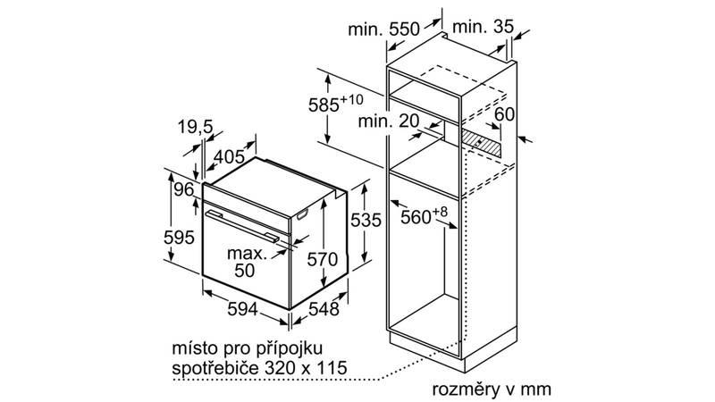 Trouba Bosch HBA334BS0 nerez