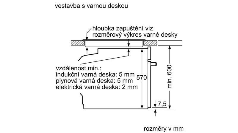 Trouba Bosch HBA3577S0 nerez