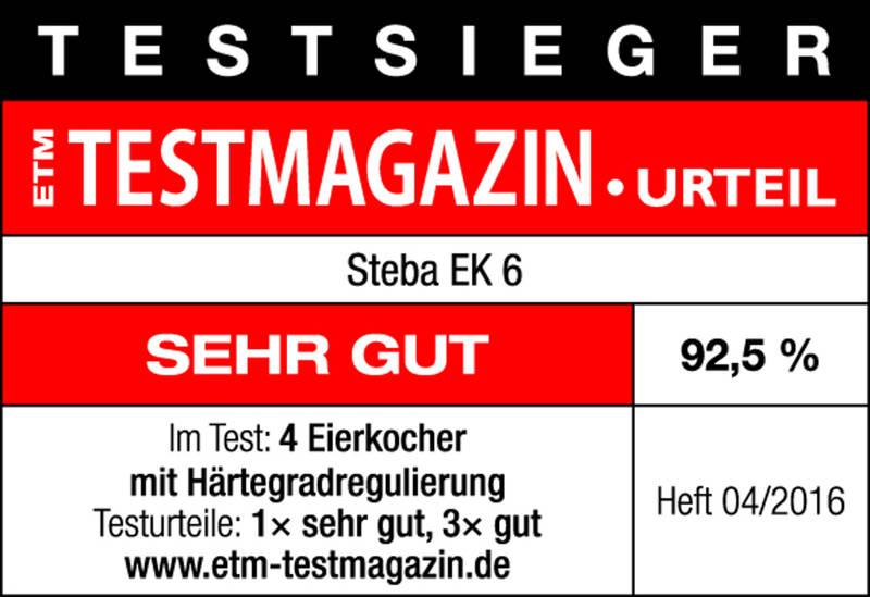 Vařič vajec Steba EK 6 stříbrný