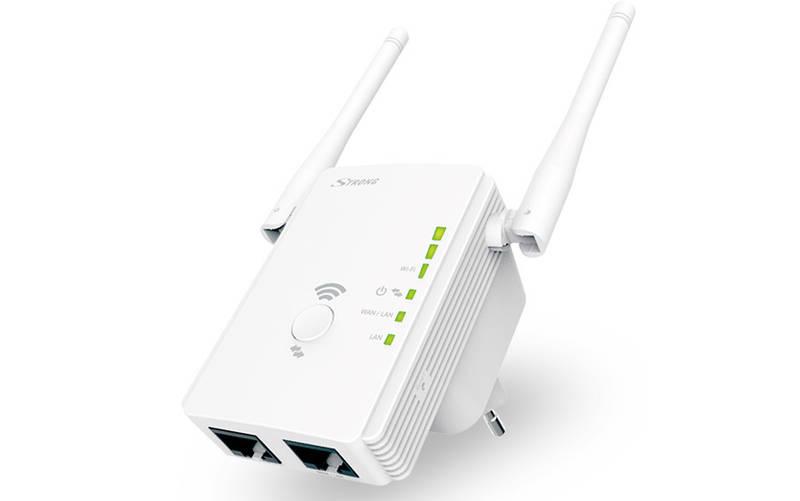 WiFi extender Strong 300 bílý, WiFi, extender, Strong, 300, bílý