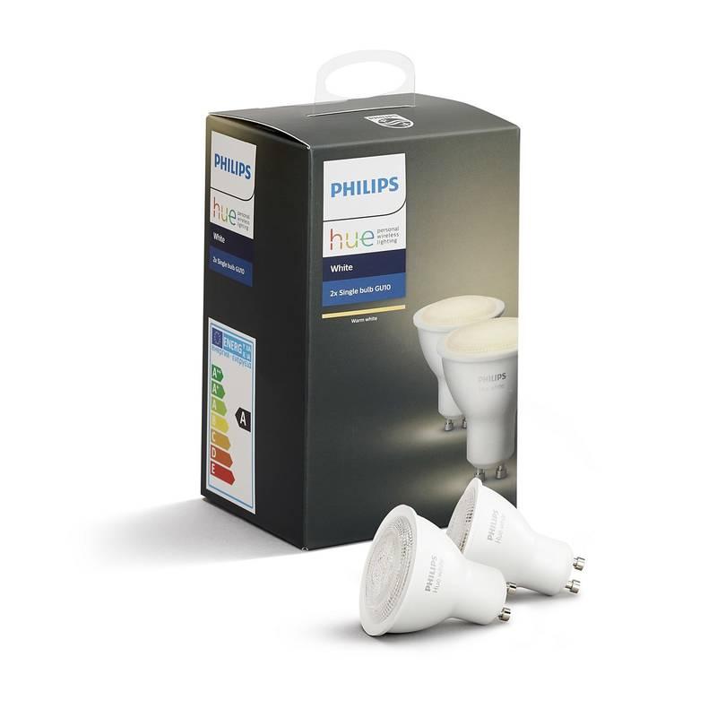 Žárovka LED Philips Hue 5,5W, GU10, White