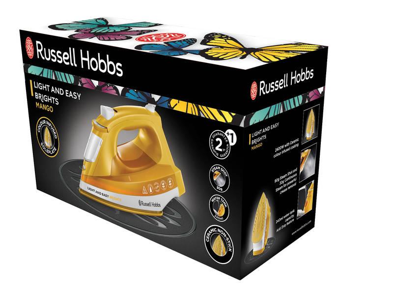 Žehlička RUSSELL HOBBS LIGHT & EASY 24800-56 žlutá