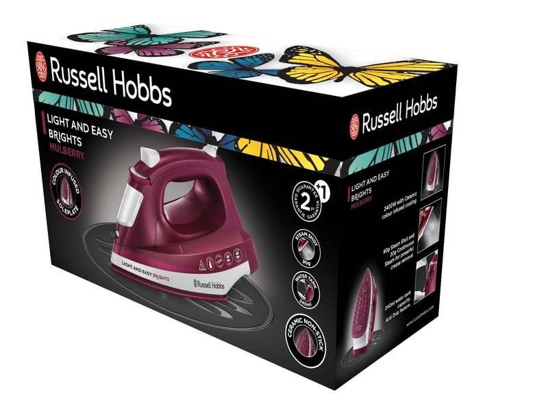 Žehlička RUSSELL HOBBS LIGHT & EASY 24820-56 fialová, Žehlička, RUSSELL, HOBBS, LIGHT, &, EASY, 24820-56, fialová