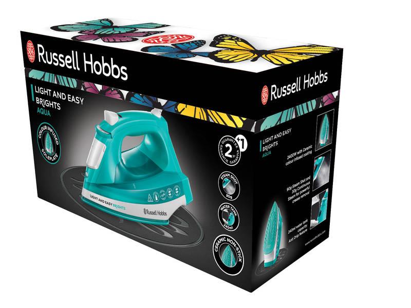 Žehlička RUSSELL HOBBS LIGHT & EASY 24840-56 modrá