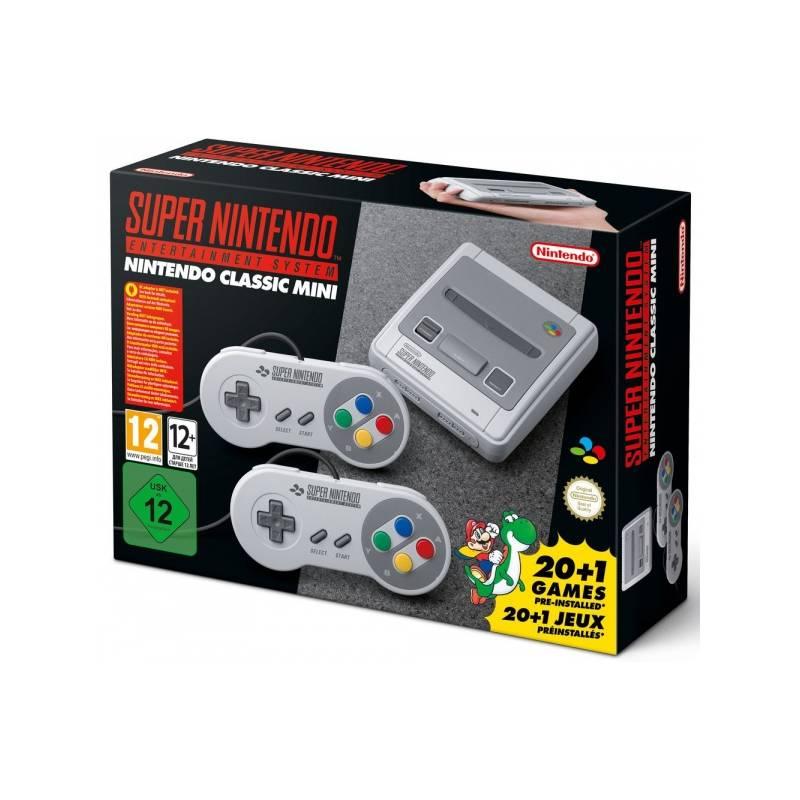 Herní konzole Nintendo Classic Mini: SNES, Herní, konzole, Nintendo, Classic, Mini:, SNES