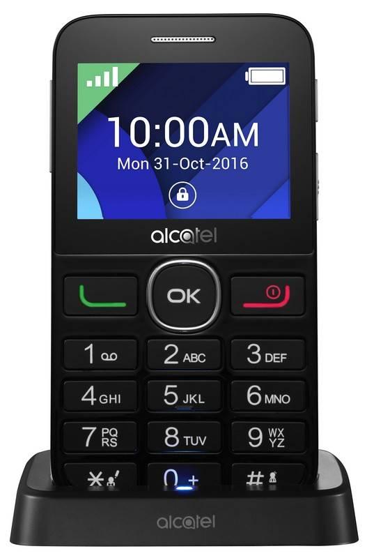 Mobilní telefon ALCATEL 2008G černý stříbrný