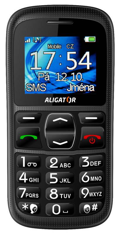Mobilní telefon Aligator A420 černý