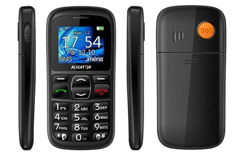 Mobilní telefon Aligator A420 černý