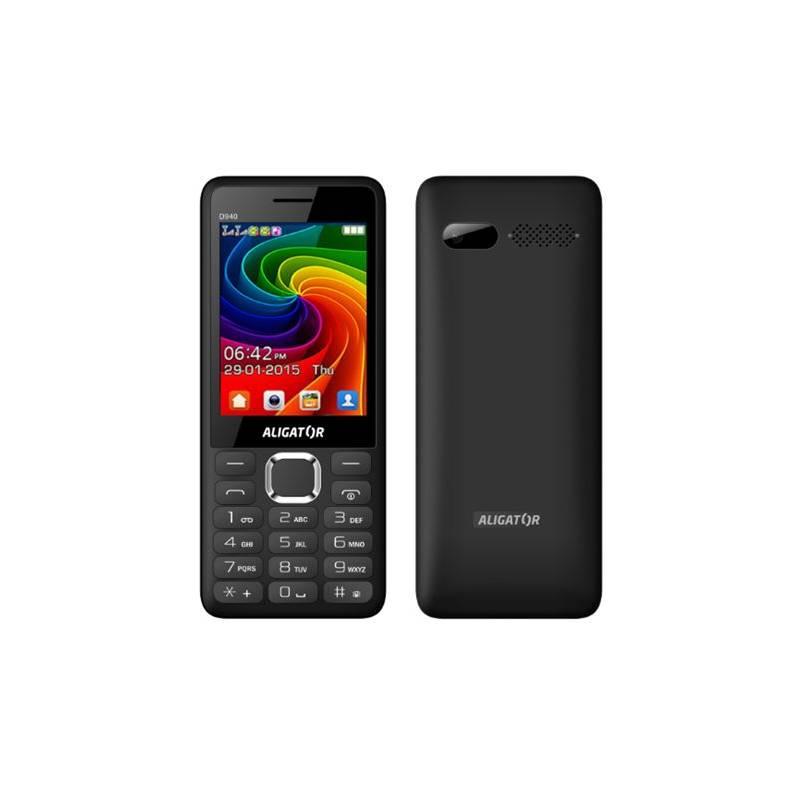 Mobilní telefon Aligator D940 Dual Sim černý
