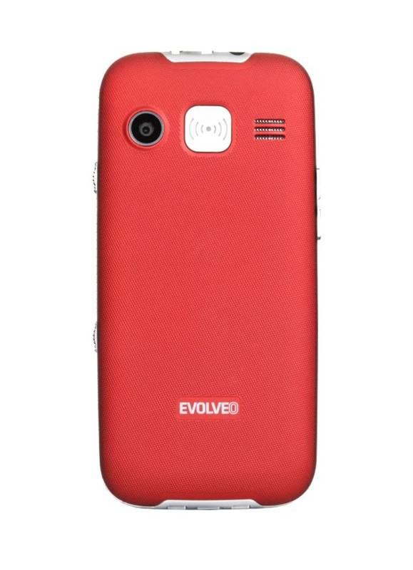 Mobilní telefon Evolveo EVOLVEO EasyPhone XD pro seniory červený
