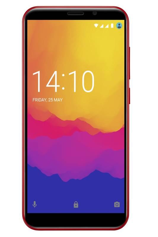 Mobilní telefon Prestigio Wize Q3 Dual SIM červený