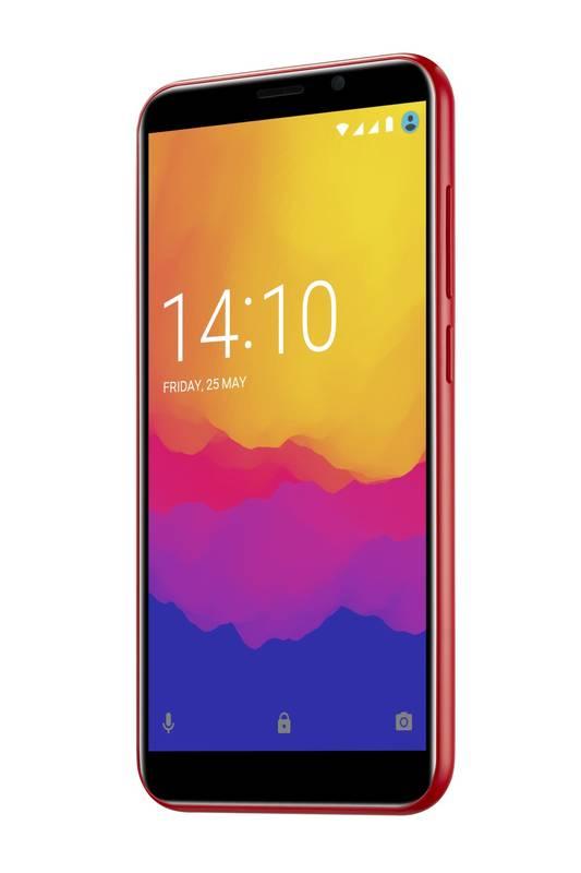 Mobilní telefon Prestigio Wize Q3 Dual SIM červený