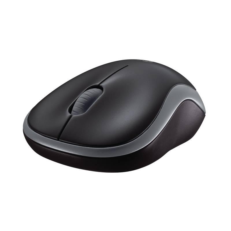 Myš Logitech Wireless Mouse M185 stříbrná