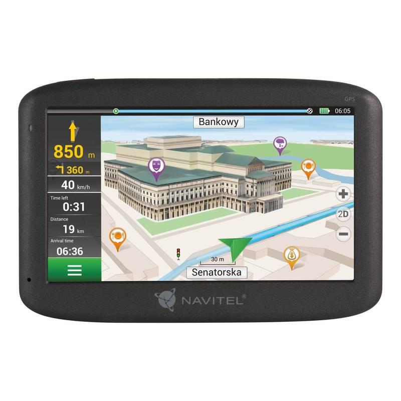 Navigační systém GPS Navitel E500 černá