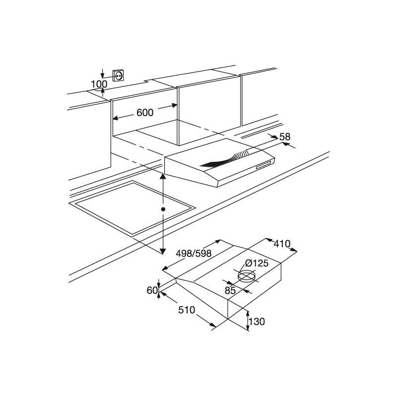 Odsavač par Electrolux EFT635X nerez