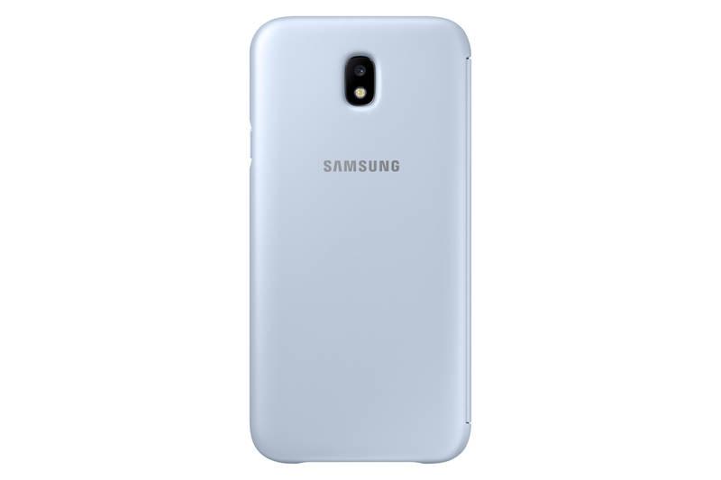 Pouzdro na mobil flipové Samsung Wallet Cover pro J5 2017 modré