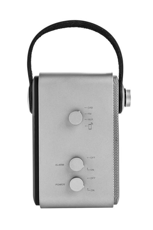 Radiopřijímač s DAB GoGEN DAB 1471 BT šedý