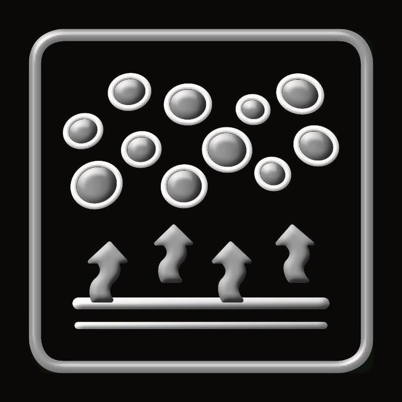 Teplovzdušný ventilátor Imetec 4012 černý bílý