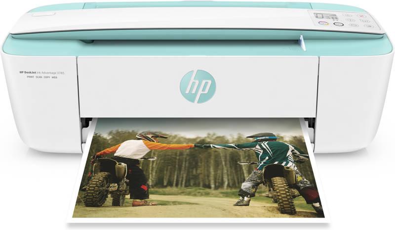 Tiskárna multifunkční HP DeskJet Ink Advantage 3785 bílá barva zelená barva