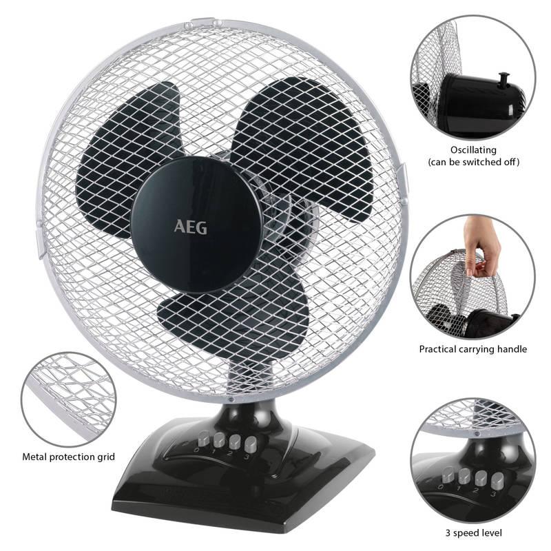 Ventilátor stolní AEG VL 5529 černý