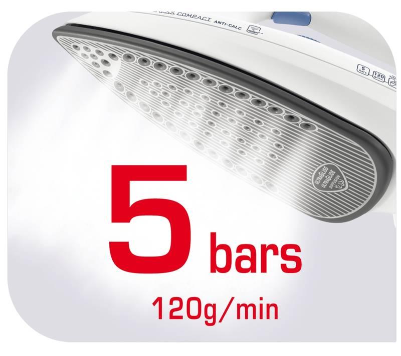 Žehlicí systém Tefal Express Compact GV7340 bílý modrý