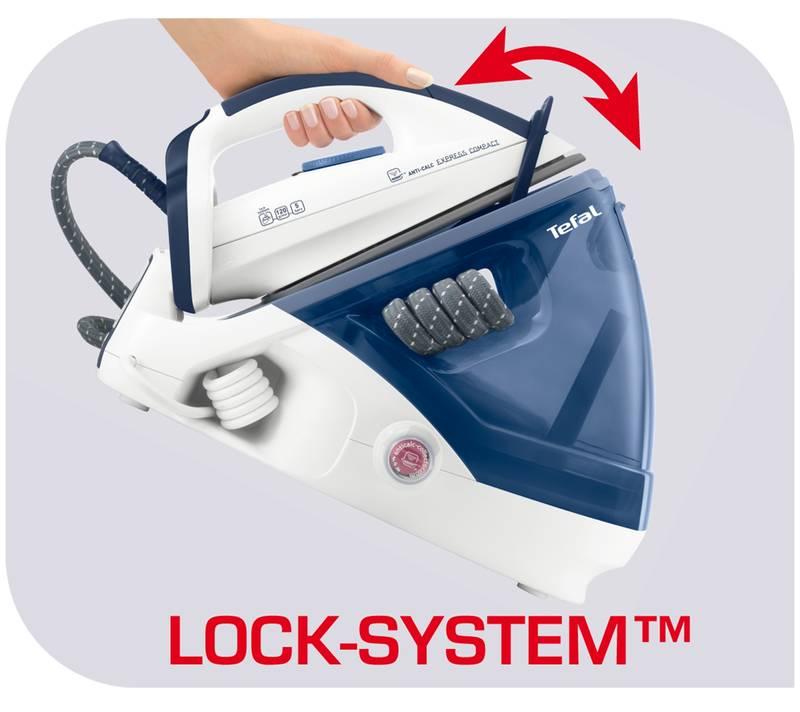 Žehlicí systém Tefal Express Compact GV7340 bílý modrý