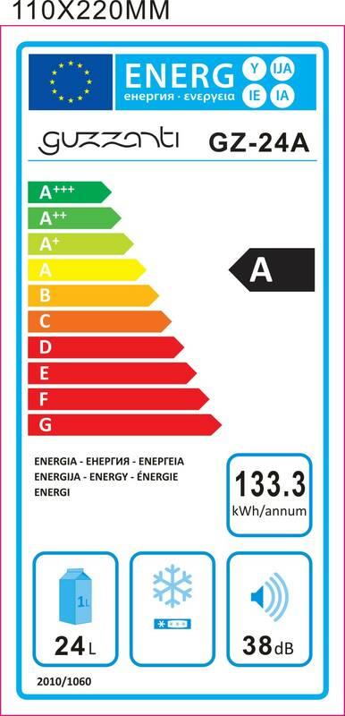 Autochladnička Guzzanti GZ 24A šedá