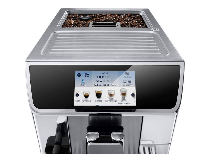 Espresso DeLonghi PrimaDonna Elite ECAM 650.75 MS stříbrné