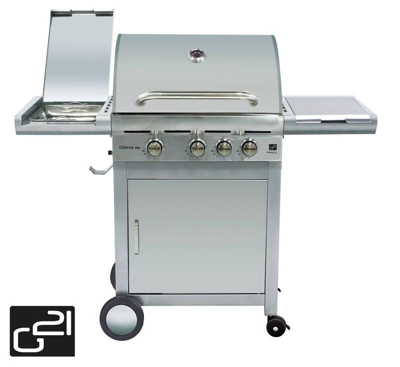 Gril zahradní plynový G21 California BBQ Premium Line, 4 hořáky