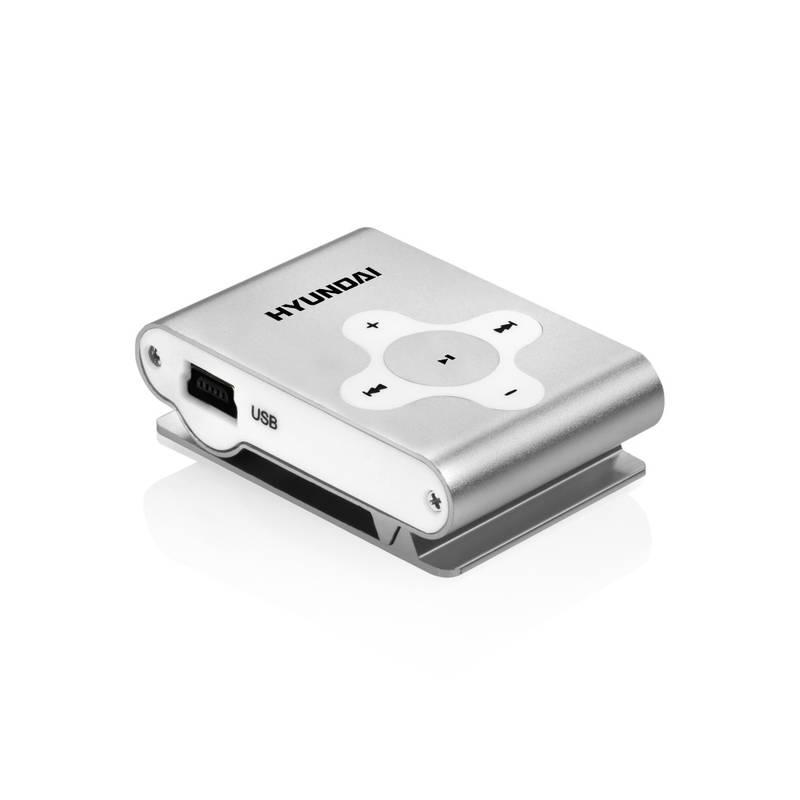 MP3 přehrávač Hyundai MP212S stříbrný, MP3, přehrávač, Hyundai, MP212S, stříbrný