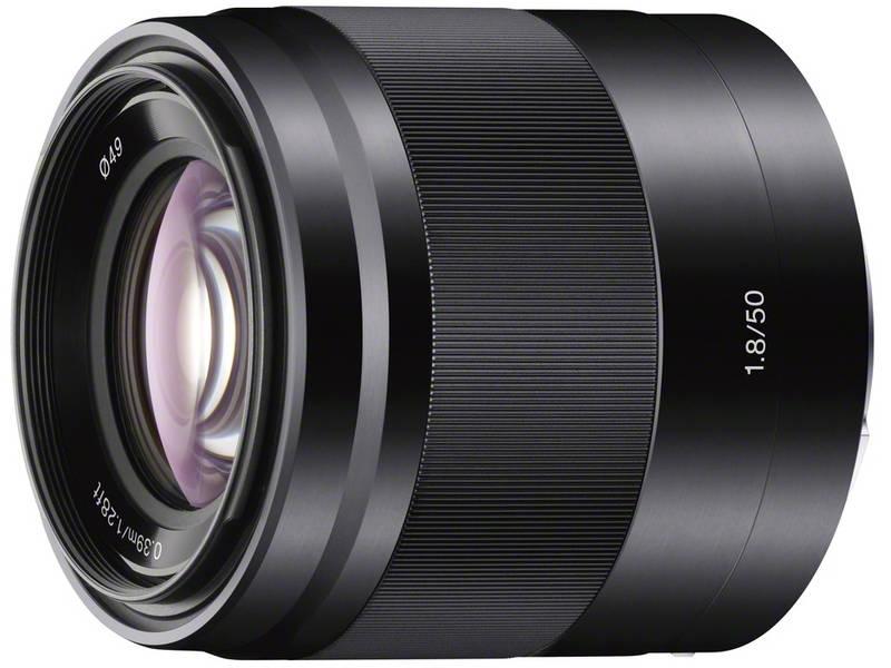 Objektiv Sony E 50 mm F 1.8 OSS černý