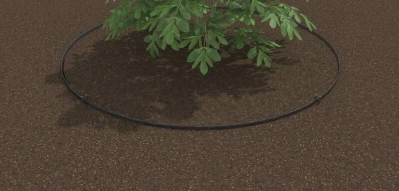 Obrubník DOMO Garden zahradní skrytý 12,5 cm x 12 m černé
