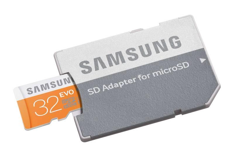 Paměťová karta Samsung Micro SDHC EVO 32GB UHS-I U1 adapter