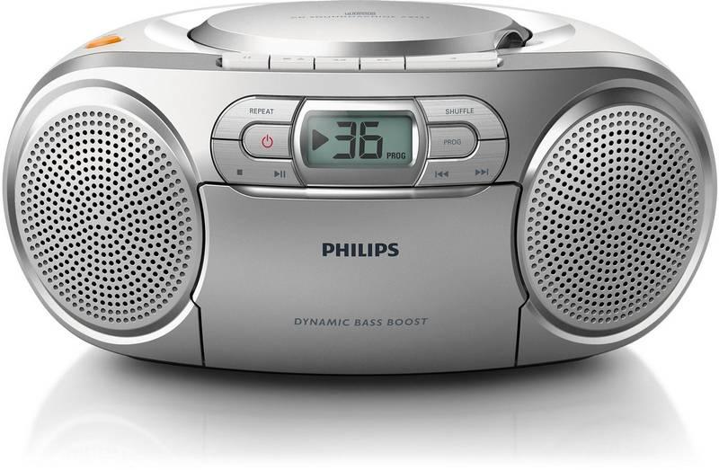 Radiomagnetofon s CD Philips AZ127, Radiomagnetofon, s, CD, Philips, AZ127