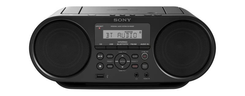 Radiomagnetofon s CD Sony ZS-RS60BT černý