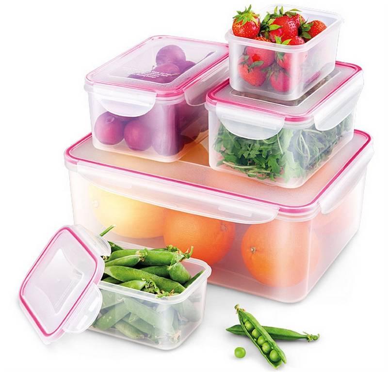 Sada potravinových dóz Lamart Clip