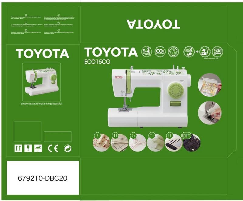 Šicí stroj Toyota ECO 15CG